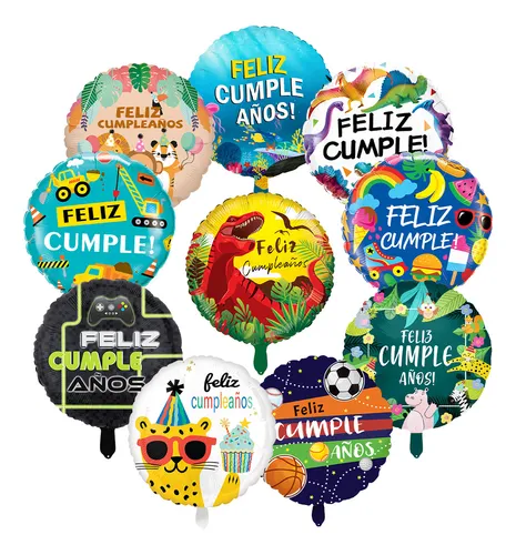 comprar 50 Globos Metalicos de 18 Pulgadas para Cumpleaños, Decoracion de Globos y Accesorios para Fiestas