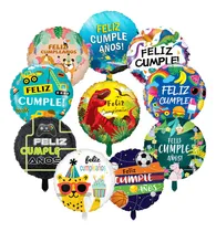 Comprar 50 Globos Metalicos de 18 Pulgadas para Cumpleaños, Decoracion de Globos y Accesorios para Fiestas