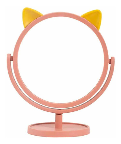 Mini Espejo Cosmético Con Orejas De Gato En Varios Colores