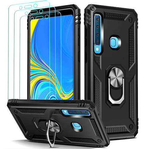 Funda Anticaída Golpes Para Samsung Galaxy A9 2018 + 3 Mica