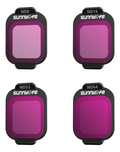 4 Filtros Densidad Neutra Nd 8/16/32/64 Dron Dji Flip
