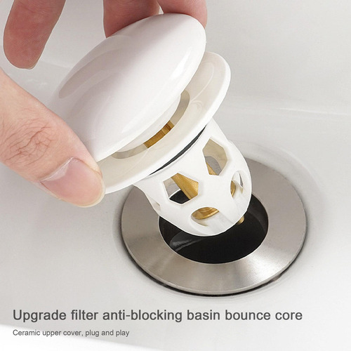 Tapón Para Lavabo De Baño Fregadero Tapón Baño Pop Up ..