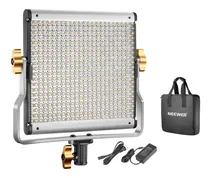 Comprar Neewer Bi-color LED Regulable con U Soporte de Video Pro de Luz para Estudio, YouTube Al aire libre Video Kit de Iluminación de Fotografía, Marco de Metal Durable, 480 LED Beads, 3200-5600K, CRI 96+