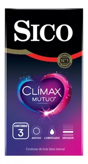 Sico Mutual Climax 1 Blister 3 Preservativos