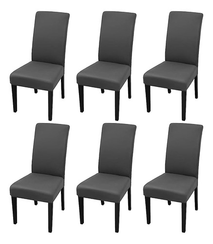 ~? Jqinhome 6 Pcs Dining Chair Slipcover, High Stretch Remov