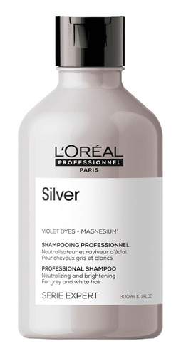 Shampoo Silver Magnesium Loreal 300ml C - mL a $300