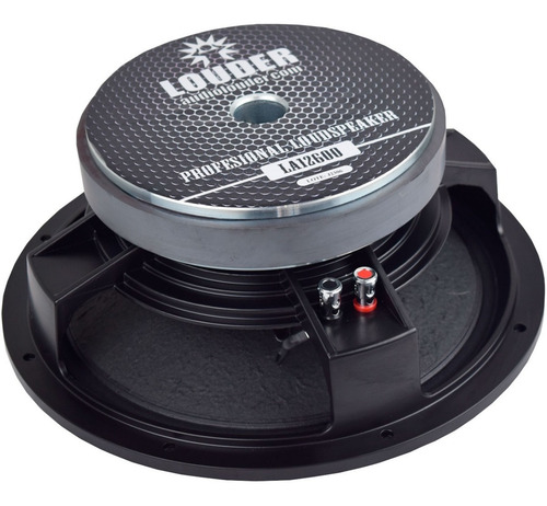 Bocina Louder 12 Pulgadas P/ Bafles Line Array X Pieza Color Negro LA12600