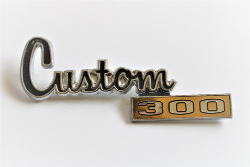 Emblema Custom 300 Dodge Chrysler Camioneta Clasica Original