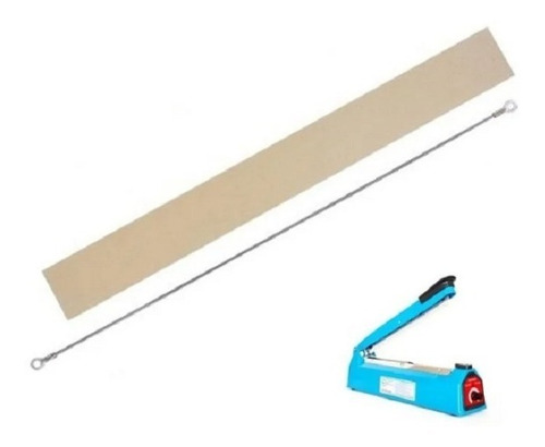 Imagen 3 de 4 de Repuesto Selladora 40cm Incluye Micrón Teflón Plastificadora