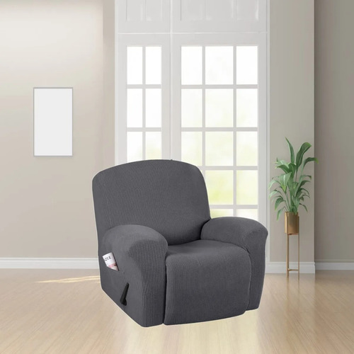 Funda Sofá Reclinable 1 Plaza Protector Cobertura Completa