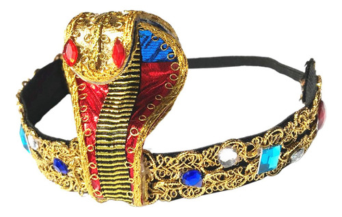 Tocado Vintage De La Reina De Egipto Con Forma De Serpiente