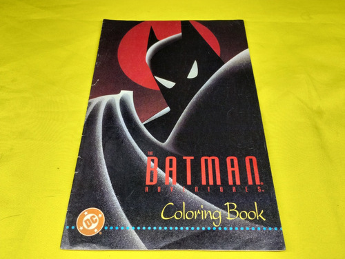 Libro Para Colorear Batman Adventures Dc 1993 Original