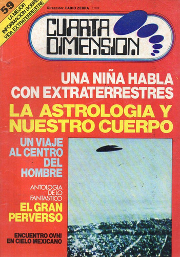 Revista Cuarta Dimension 59 - Director Fabio Zerpa