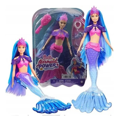 Muñeca Barbie Sirena Mermaid Power Original