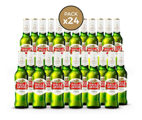 Cerveza Stella Artois 330 Ml Pack 24 Botellas San Nicolas