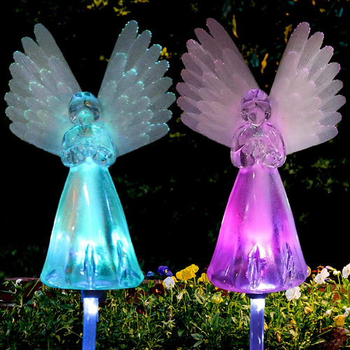 Moptrek Cks Solar Angel Lights Outdoor, Color Changing ...