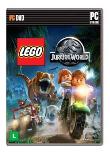 Jogo Computador Jurassic World Lego Parque Dinossauro Pc Dvd