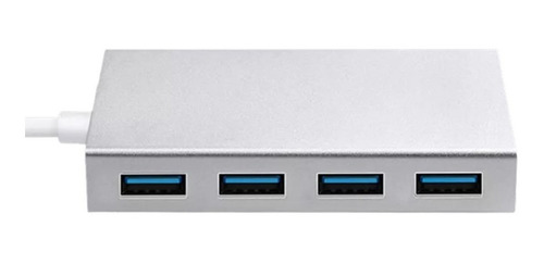 Imagen 2 de 9 de Adaptador Hub Usb-usb 4 Puertos 3.0 Super Compacto