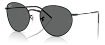 Comprar Óculos Solar Ray Ban Rb0103s 002\u002Fgr 55 - Reverse Cor Preto Brilho Armação Preto Brilho Haste Preto Brilho Lente Cinza Desenho Redondo