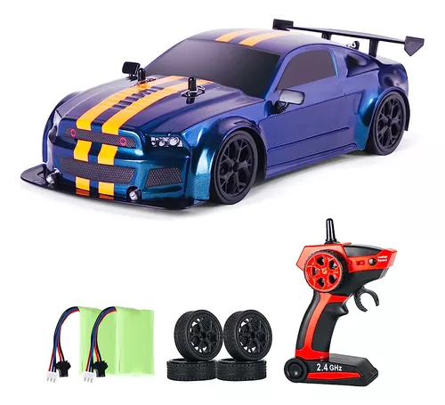 Carro de controle remoto 1:14 escala drift rc carros brinquedos para  crianças, 2