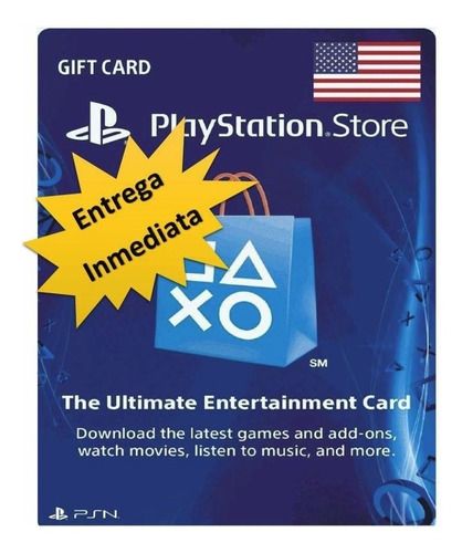Playstation Network Card Psn Ps3 / Ps4 $10 Usd Dolares