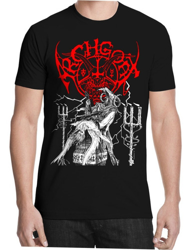 Militiashop Playera Metal Rock Archgoat Hombre