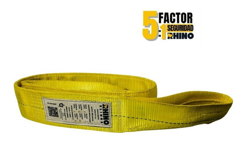 Eslinga Plana Modelo Ojo A Ojo 4 Plg X 8m Clt-v. 5,084 Kg
