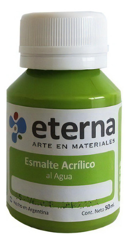 Esmalte Acrilico Al Agua Eterna X 37ml Color del óleo 65 VERDE MANZANA