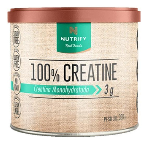 Kit 2x: Creatine 100% Creatina Monohidratada Nutrify 300g