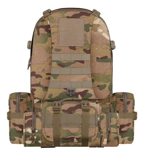 Mochila Tática Modular Camuflada Multicam - Brforce Original