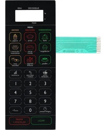 Membrana Teclado Microondas Panasonic Nn St359