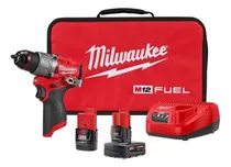 Comprar Taladro Atornillador Milwaukee 3404-259a Fuel Percutor 12v Color Rojo\u002FNegro Frecuencia 50 Hz