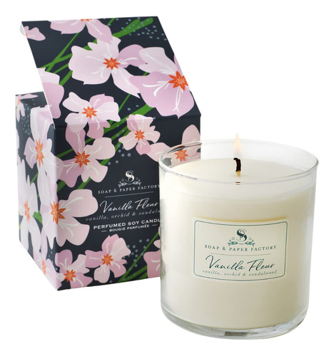 Soap & Paper Factory Vanilla Fleur - Vela De Soja Grande De