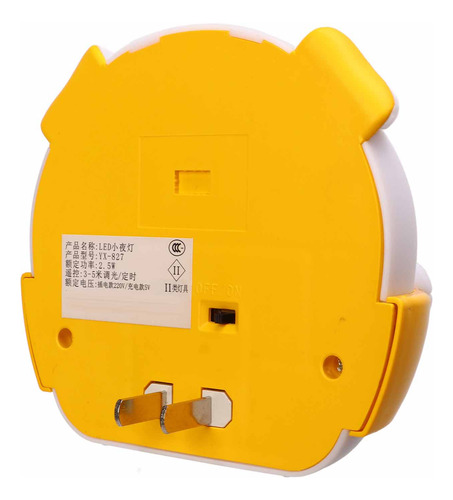 Cute Piggy Con Control Remoto Nocturno, 2,5 W, Iluminación H