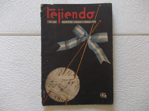 Revista Tejiendo  60- 1944 Mod. Vintage, Ver Descrip. R4