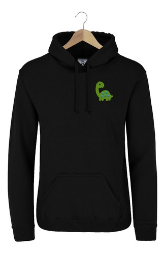 Sudadera Dino Bordada Con Capucha Y Cangurera Juvenil