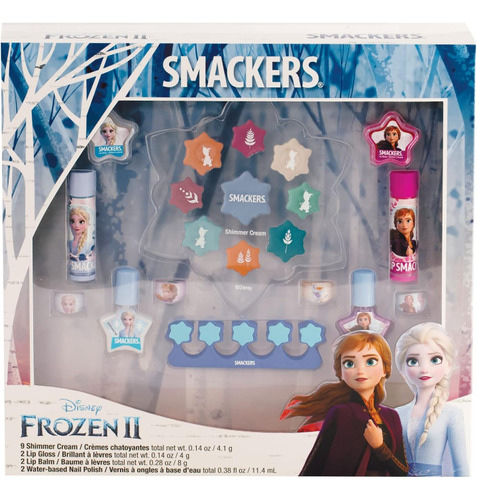 Smacker Disney Frozen Ii Color Set De Maquillaje Niñas 2m