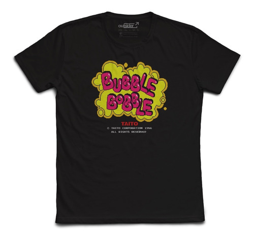 Remera Bubble Bobble Video Juego Vintage. Tienda Outsider