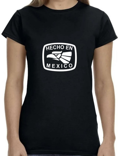 Playera Logo Hecho En México Para Dama