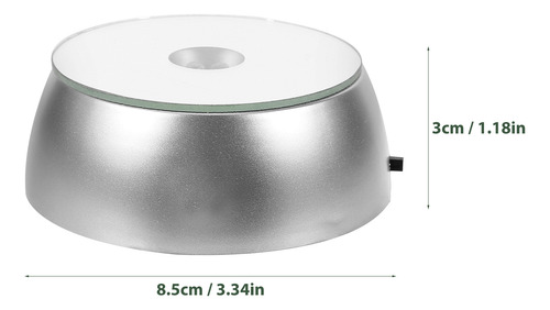 Base De Pantalla Led Moderna Con Cristales Led, 4 Unidades,