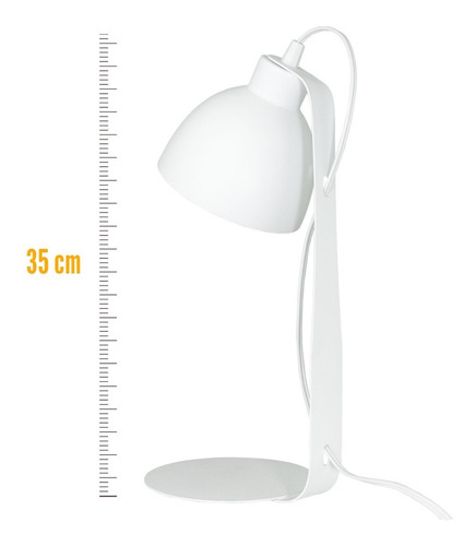 Imagem 2 de 5 de 2x Luminária Mesa Abajur Retrô Escritório Quarto Cabeceira
