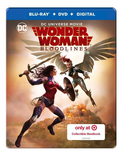 Wonder Woman Bloodlines Steelbook Target Blu-ray