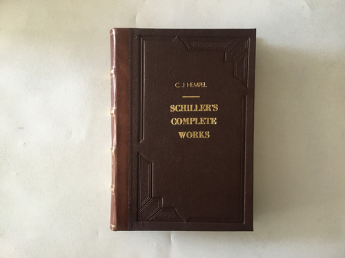 Libro - Schiller´s Complete Works - C. J. Hempel 1861