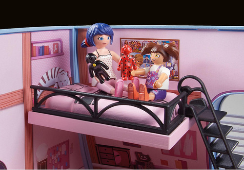 Juego Playmobil Miraculous Loft De Marinette 73 Piezas 3 73 Las Aventuras De Ladybug