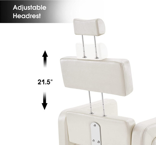 Imagen 3 de 9 de Silla Para Peluqueria / Estilistas / Ajustable / Reclinable