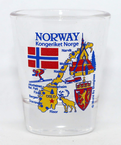 Copa Chupito Collage Simbolo Icono Noruega
