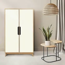 Comprar Ropero Juvenil Flak 2 Puertas Color Duna\u002Fblanco Tu Mesita