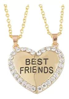 Collar Best Friends - Amistad Mejores Amigas Mejor Corazón