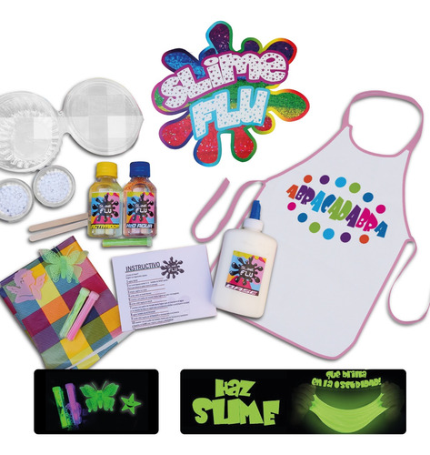 Kit De Slime Que Brilla En La Oscuridad!