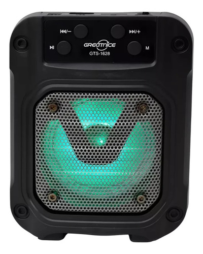 Bocina Bluetooth Radio Fm Rgb Link Bits Panel Solar Rfr113